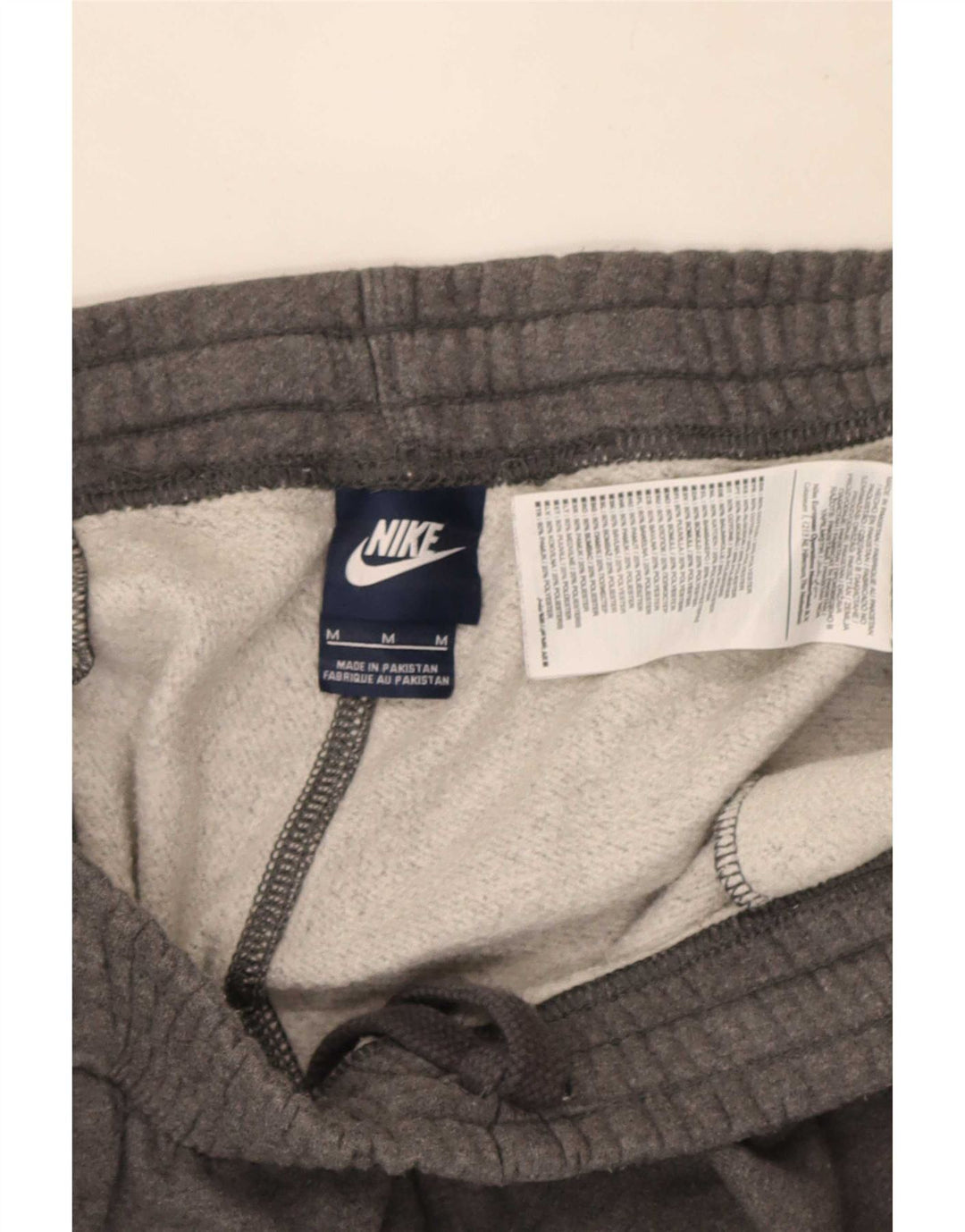Nike Mens Tracksuit Trousers Joggers Medium Grey Cotton