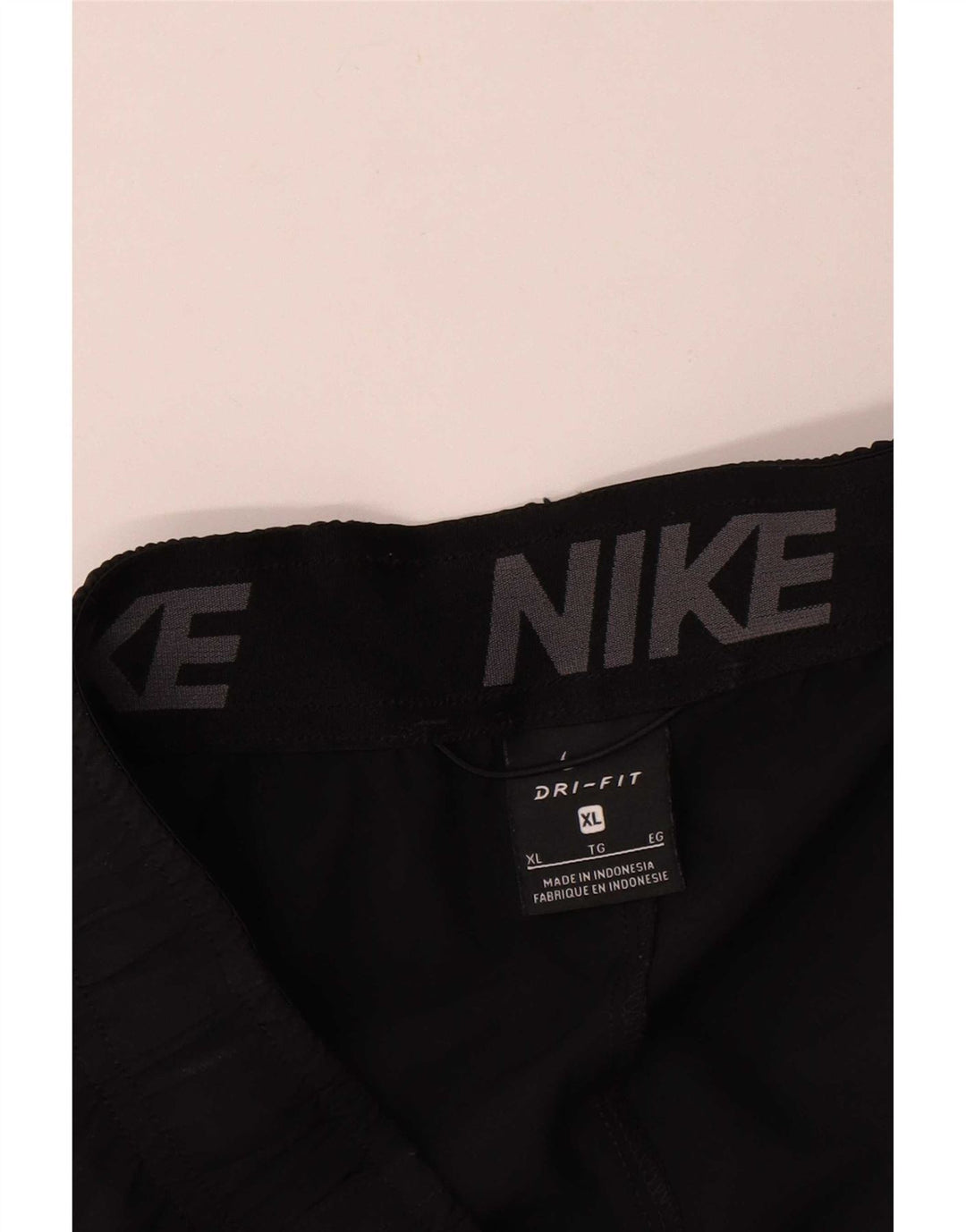 Nike Mens Dri Fit Tracksuit Trousers Joggers XL  Black Polyester