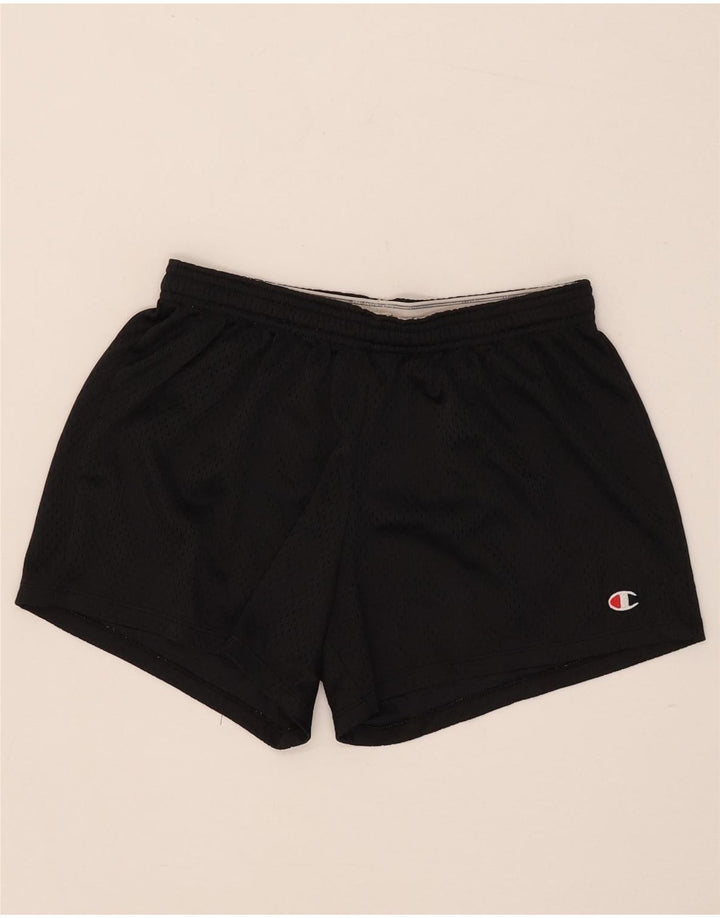 Champion Womens Sport Shorts UK 12 Medium Black