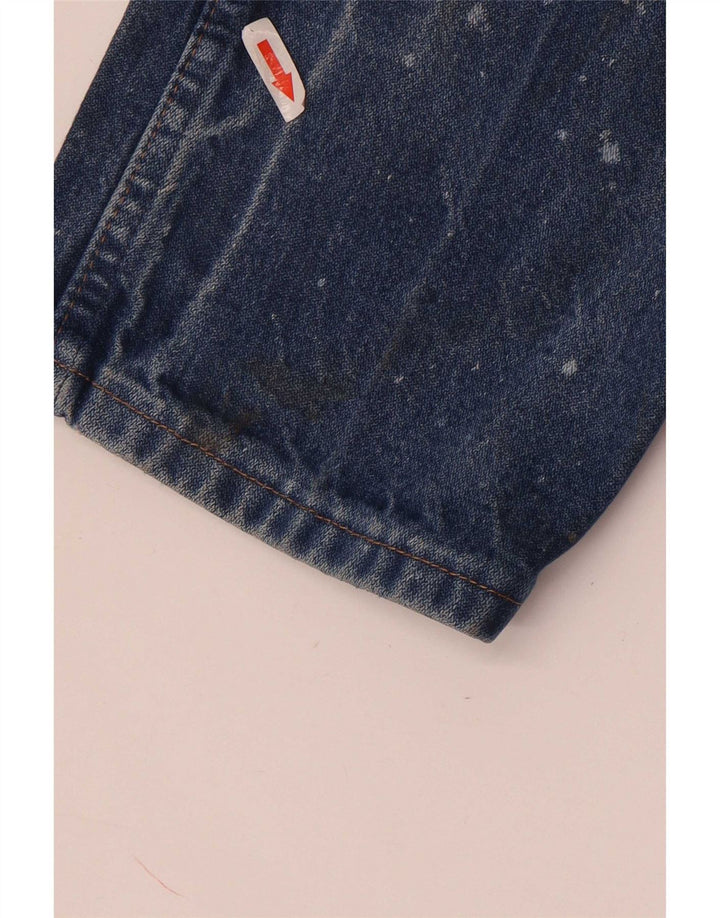 Wrangler Mens Straight Jeans W36 L32 Blue Cotton
