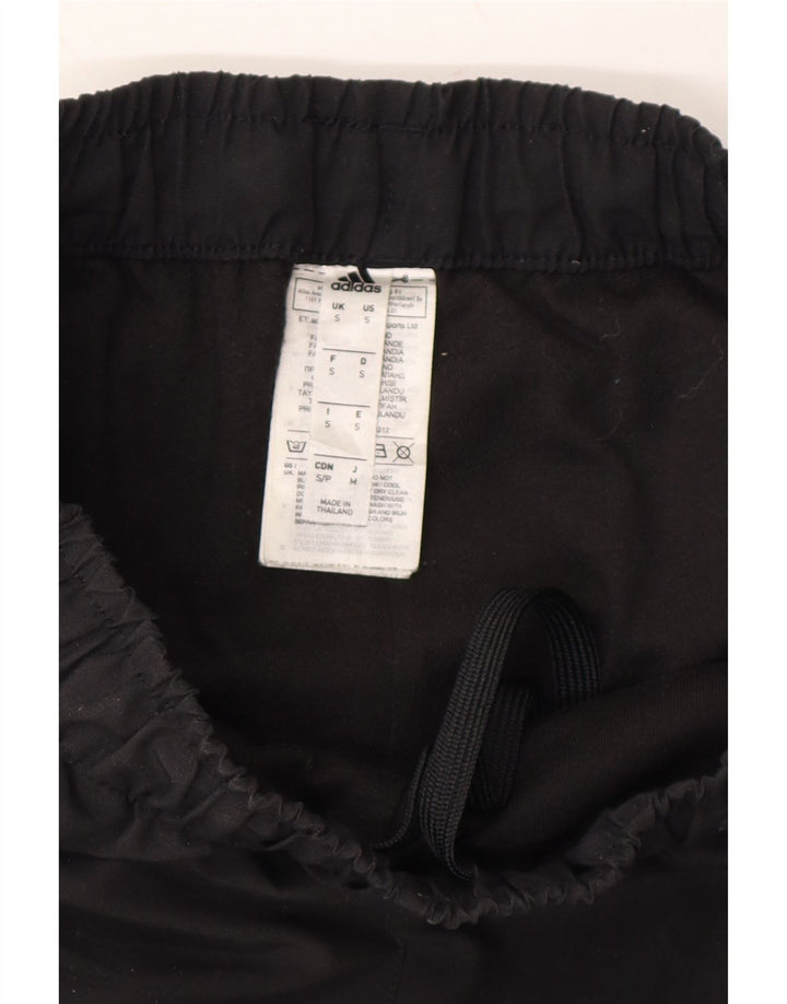 ADIDAS Mens Tracksuit Trousers Joggers Small  Black Polyester Vintage Adidas and Second-Hand Adidas from Messina Hembry 