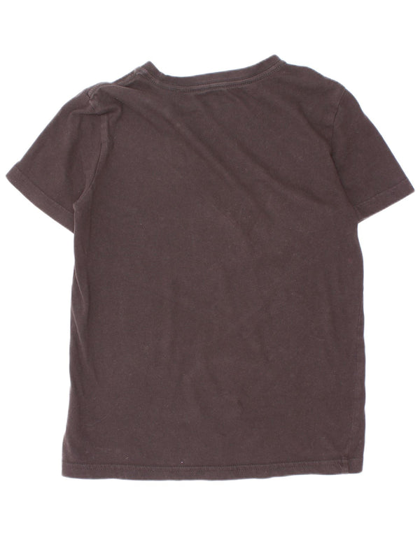 Puma Boys Graphic T-Shirt Top 9-10 Years Black Cotton