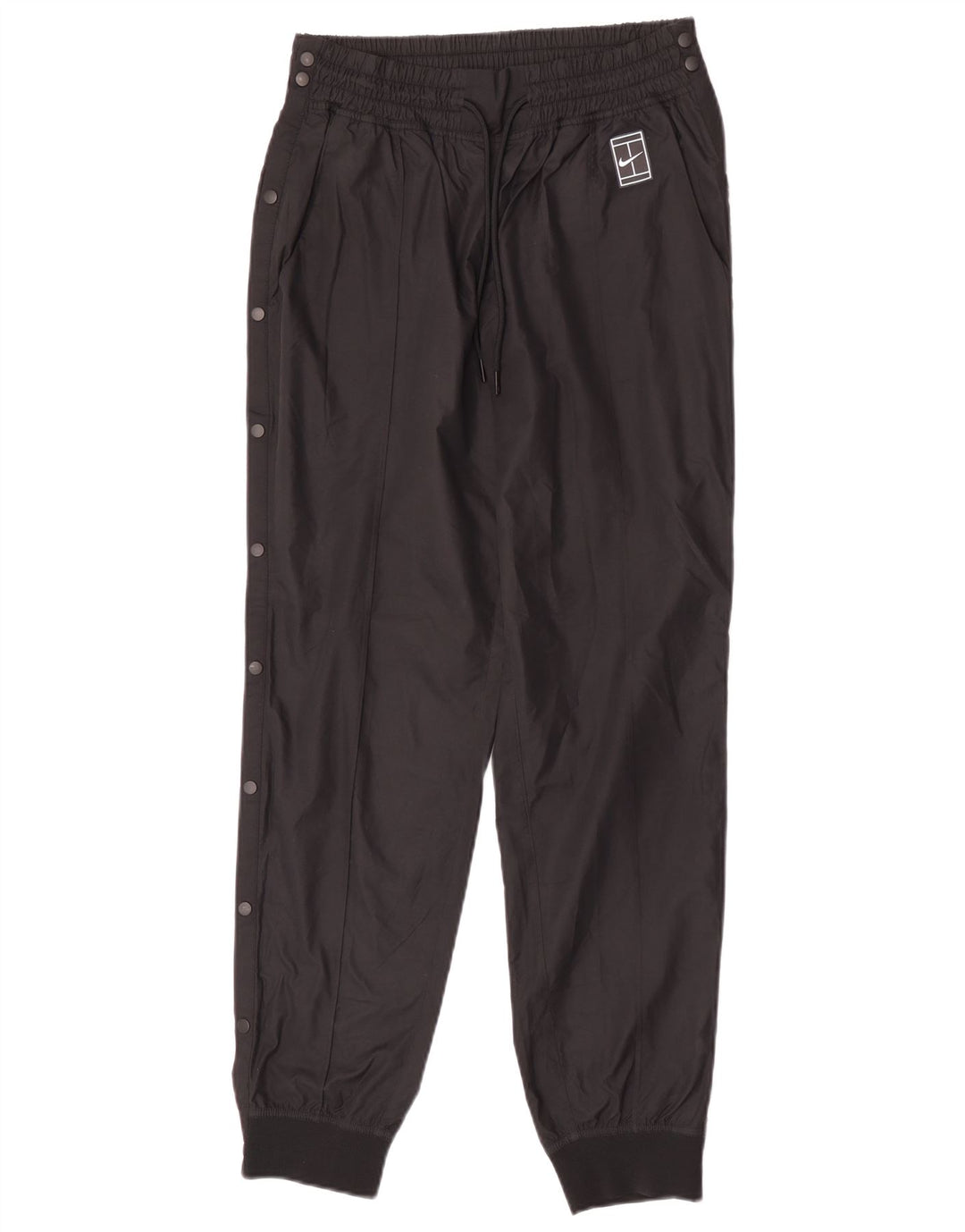 Pantaloni impermeabili Nike Joggers da donna UK 12 medio nero poliestere