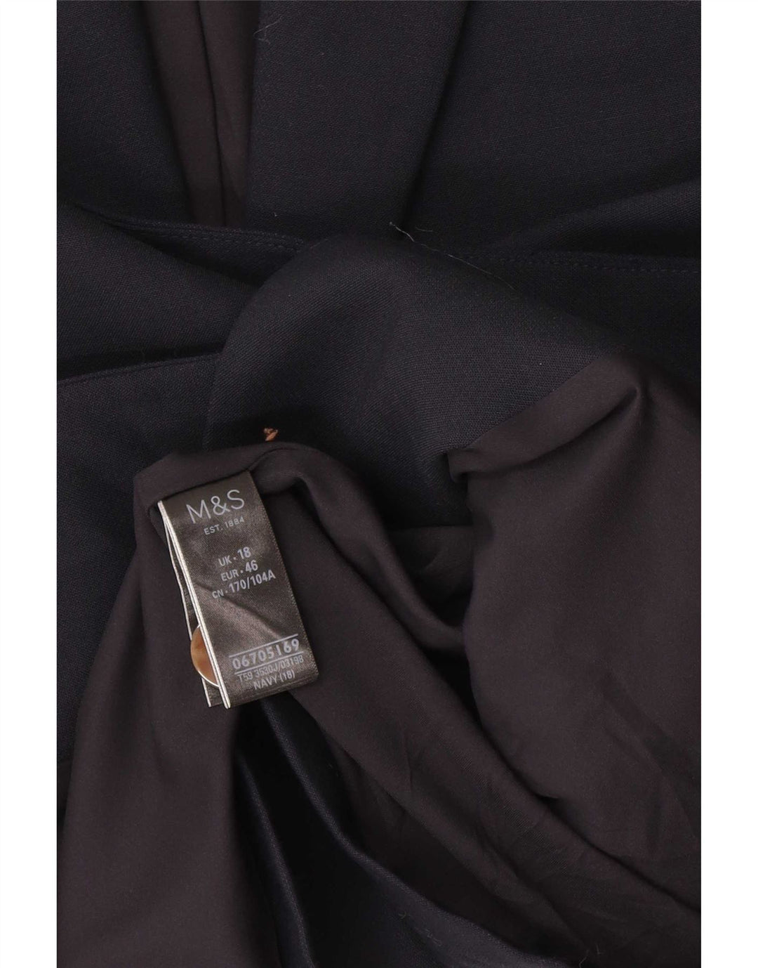 Marks & Spencer Damska marynarka oversize zapinana na 1 guzik, UK 18 XL, granatowa