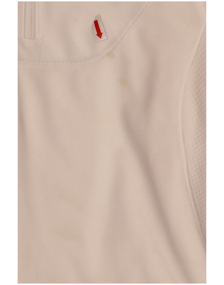 THE NORTH FACE Womens Pullover Tracksuit Top UK 10 Small Off White
