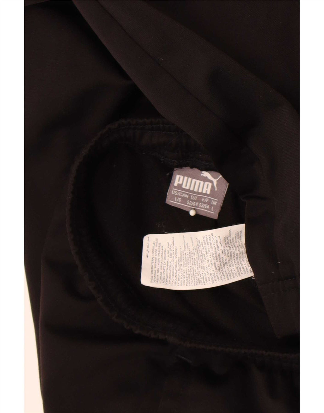 Puma Mens Tracksuit Trousers Joggers Large  Black Polyester