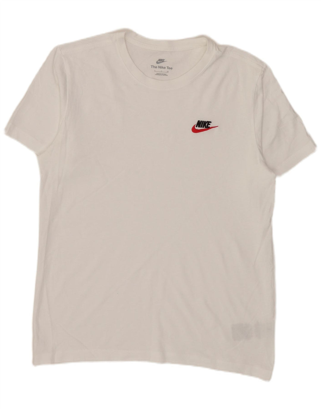 Nike Mens T-Shirt Top Small White Cotton