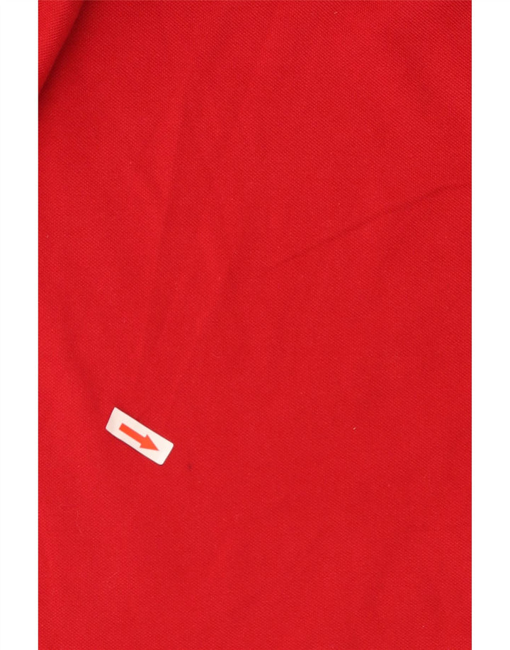 Polo da uomo North Sails in cotone rosso medio