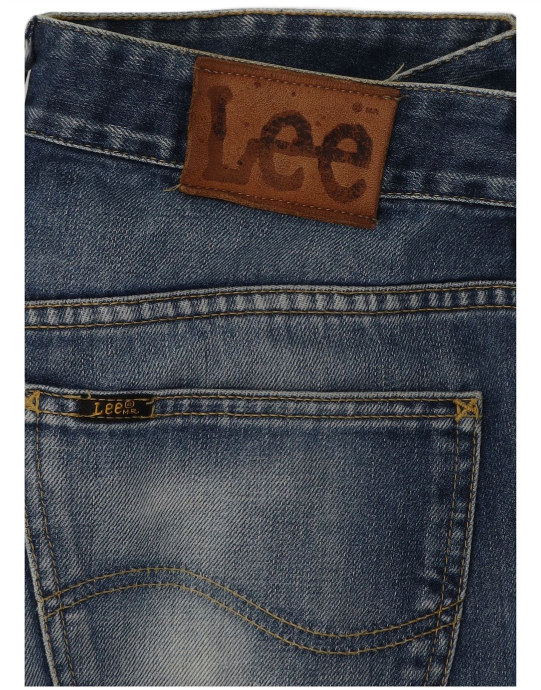 Lee Womens Flared Jeans W32 L29 Blue Cotton