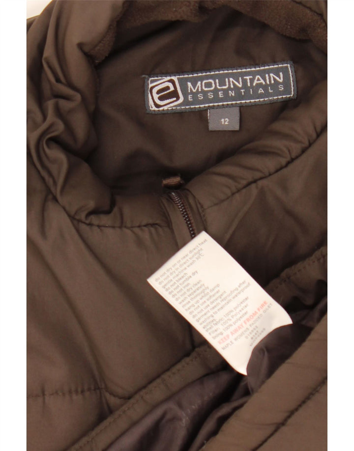 Mountain Essentials Womens Padded Gilet UK 12 Medium Brown Polyester