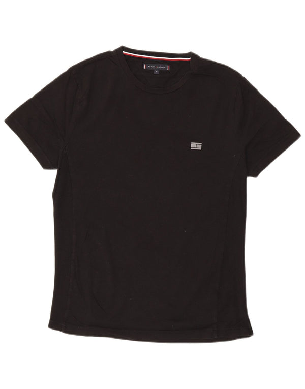 Tommy Hilfiger Herre T-Shirt Top Medium Sort