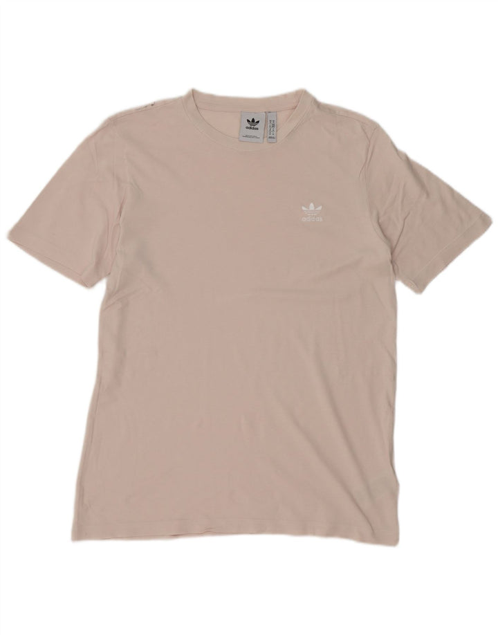 ADIDAS Mens T-Shirt Top Medium White Cotton