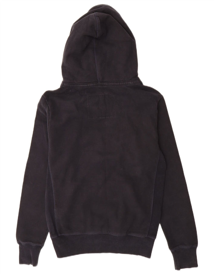 Superdry Mens Hoodie Jumper Medium Navy Blue Cotton