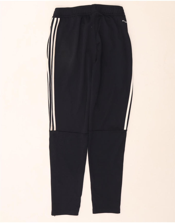Męskie spodnie dresowe Adidas Aeroready, średni granatowy poliester
