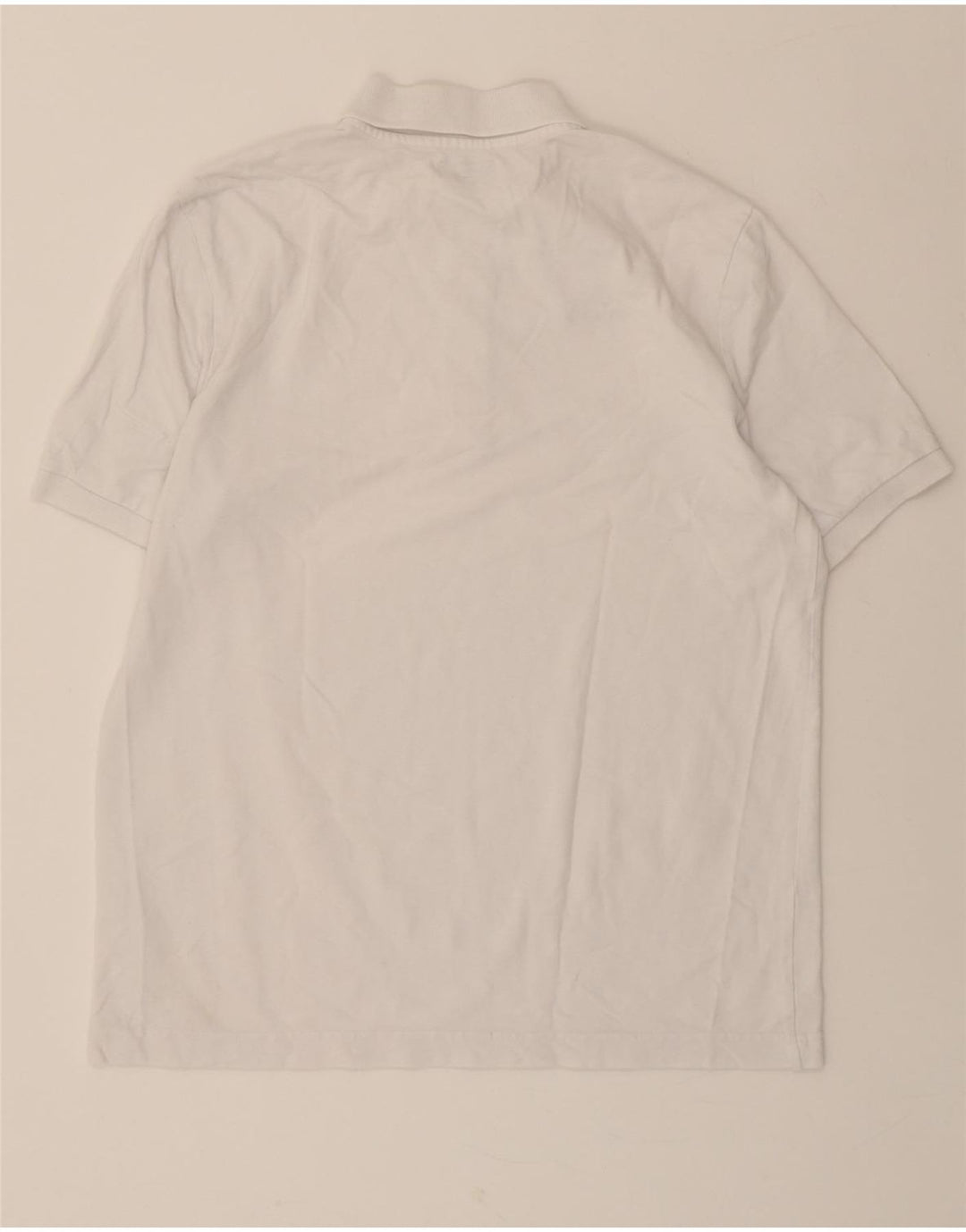 KAPPA Mens Polo Shirt Large White Cotton Vintage Kappa and Second-Hand Kappa from Messina Hembry 