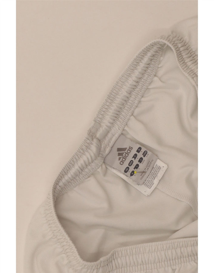ADIDAS Mens Climalite Sport Shorts Large White Polyester
