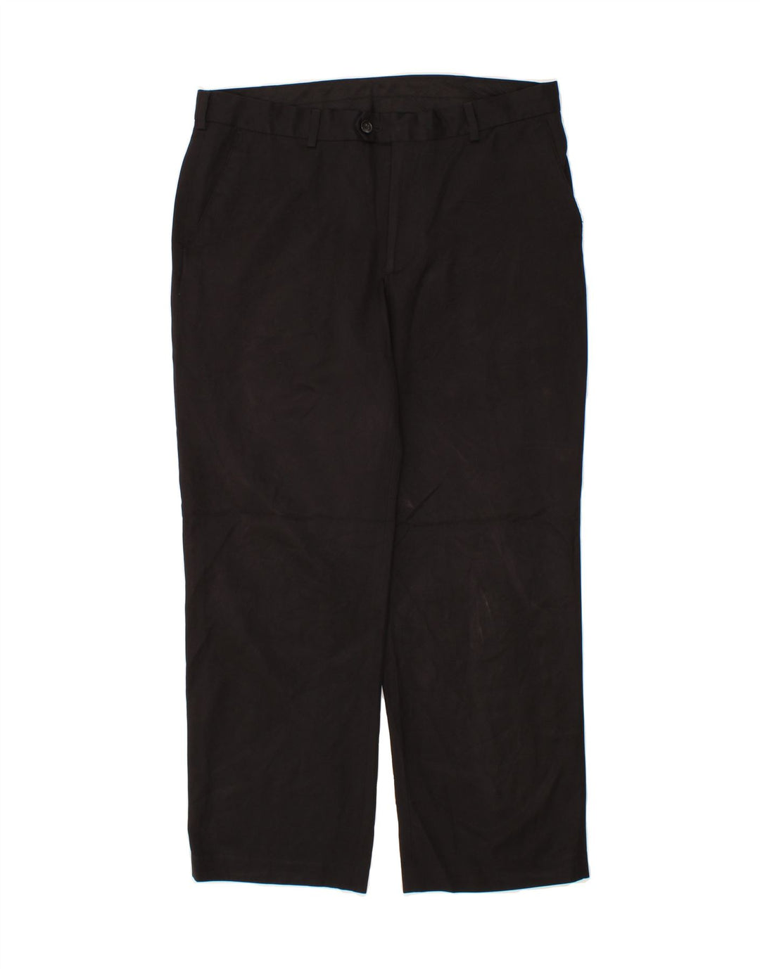 IZOD Mens Straight Chino Trousers W36 L30 Black Polyester Vintage Izod and Second-Hand Izod from Messina Hembry 