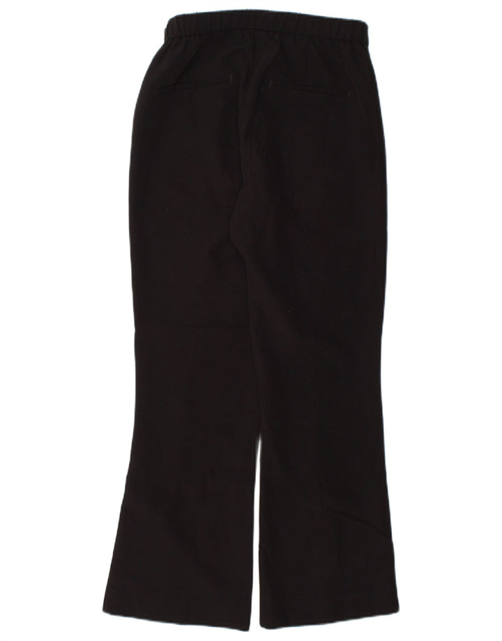 Zara Womens Bootcut Casual Trousers Small W26 L26 Black Polyester