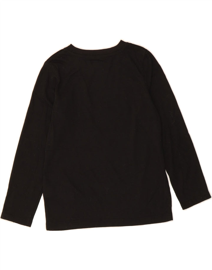 HURLEY Boys Graphic Top Long Sleeve 7-8 Years Black Polyester Vintage Hurley and Second-Hand Hurley from Messina Hembry 