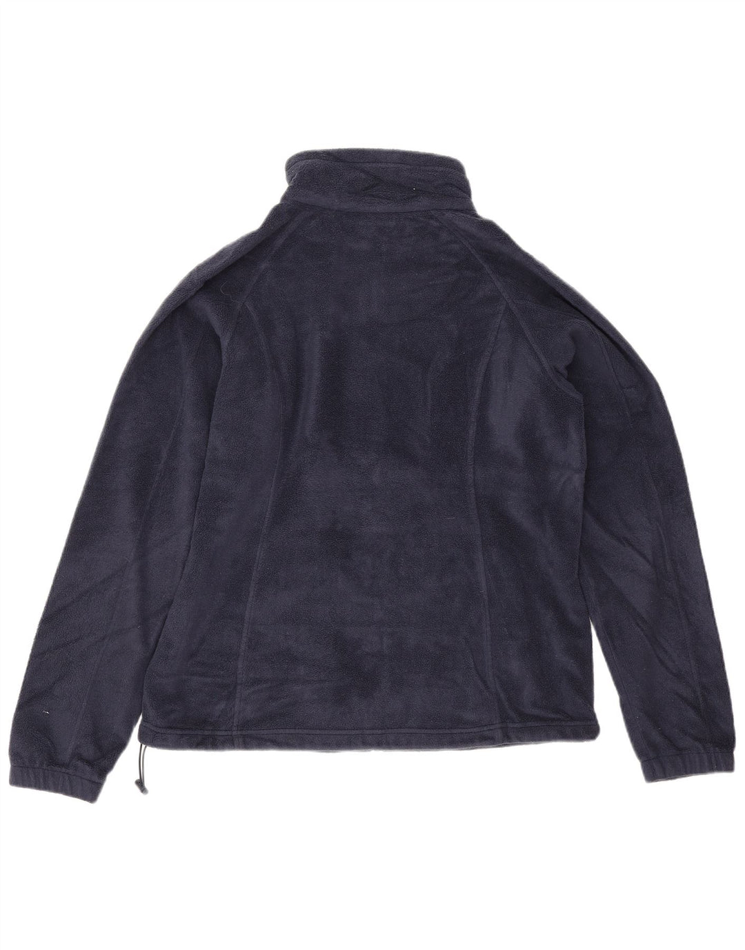 Columbia Womens Fleece Jacket UK 16 Large Navy Blue Polyester