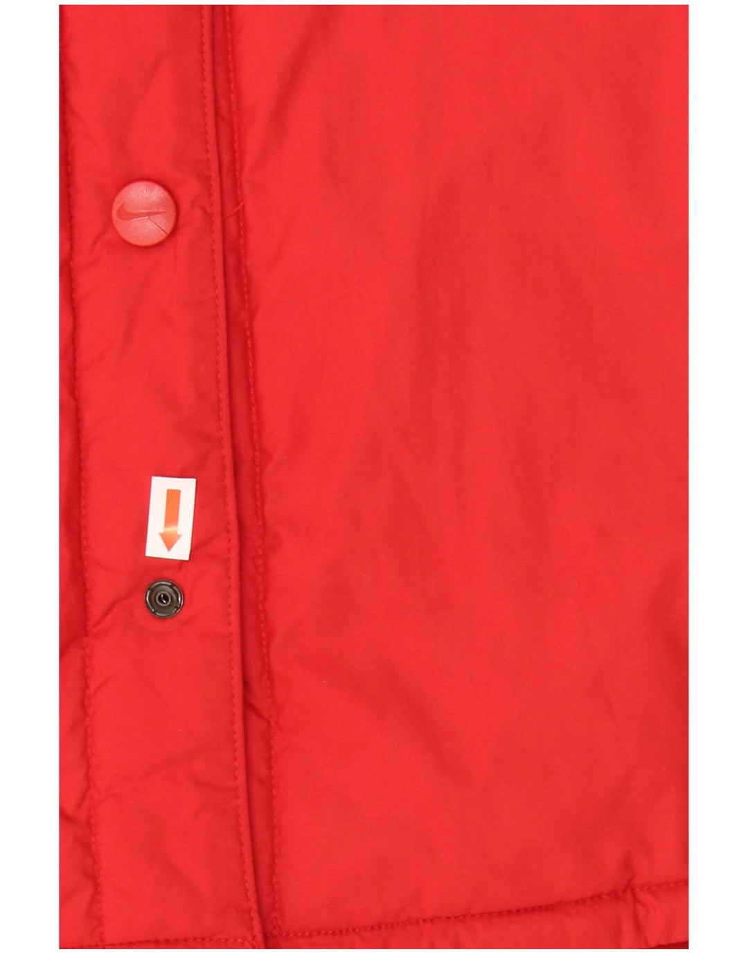 NIKE Womens Windbreaker Jacket UK 14 Medium Red Polyester