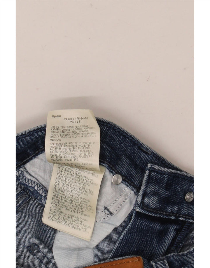Lee Mens Luke Slim Jeans W28 L32 Blue Cotton