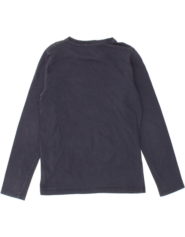 CESARE PACIOTTI Boys Graphic Top Long Sleeve 6-7 Years Navy Blue Vintage Cesare Paciotti and Second-Hand Cesare Paciotti from Messina Hembry 