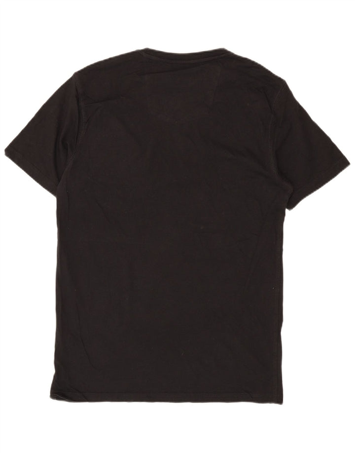 FAT FACE Mens T-Shirt Top Small Black Cotton