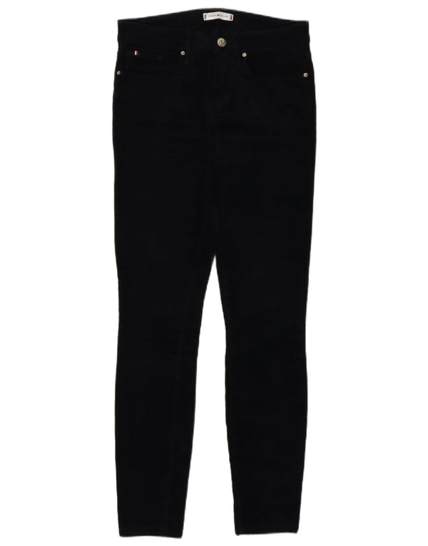 Tommy Hilfiger Womens Como Skinny Corduroy Trousers W26 L28 Navy Blue