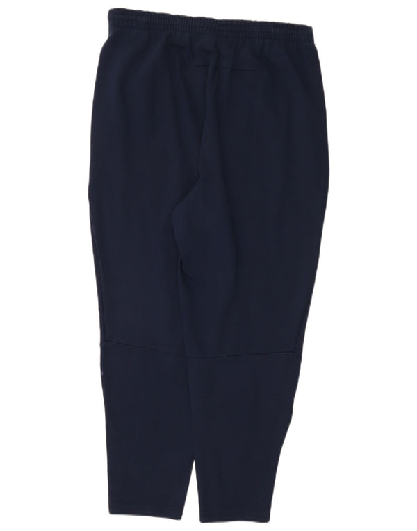 Adidas Dame træningsdragt Bukser UK 14 Large Navy Blue Rayon