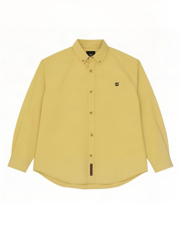 Camisa Timberland Menino 9-10 Anos Amarelo Algodão