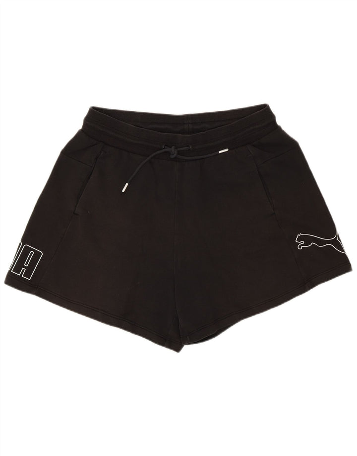 Puma Womens Graphic Sport Shorts Large Black