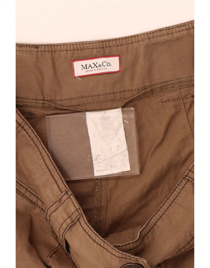 Max&Co. Damen-Bermudashorts W30 Mittelbraun