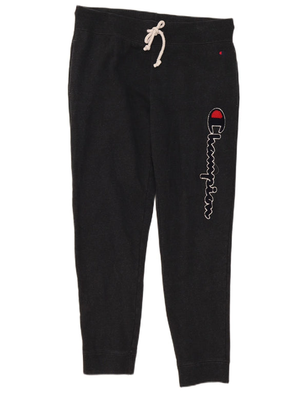 Champion Pantalon de Survêtement Graphique Joggers Homme Gris Moyen Coton