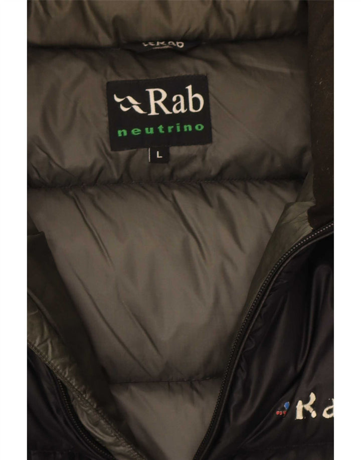 Chaleco acolchado Rab para hombre IT 40 Large Poliamida negra