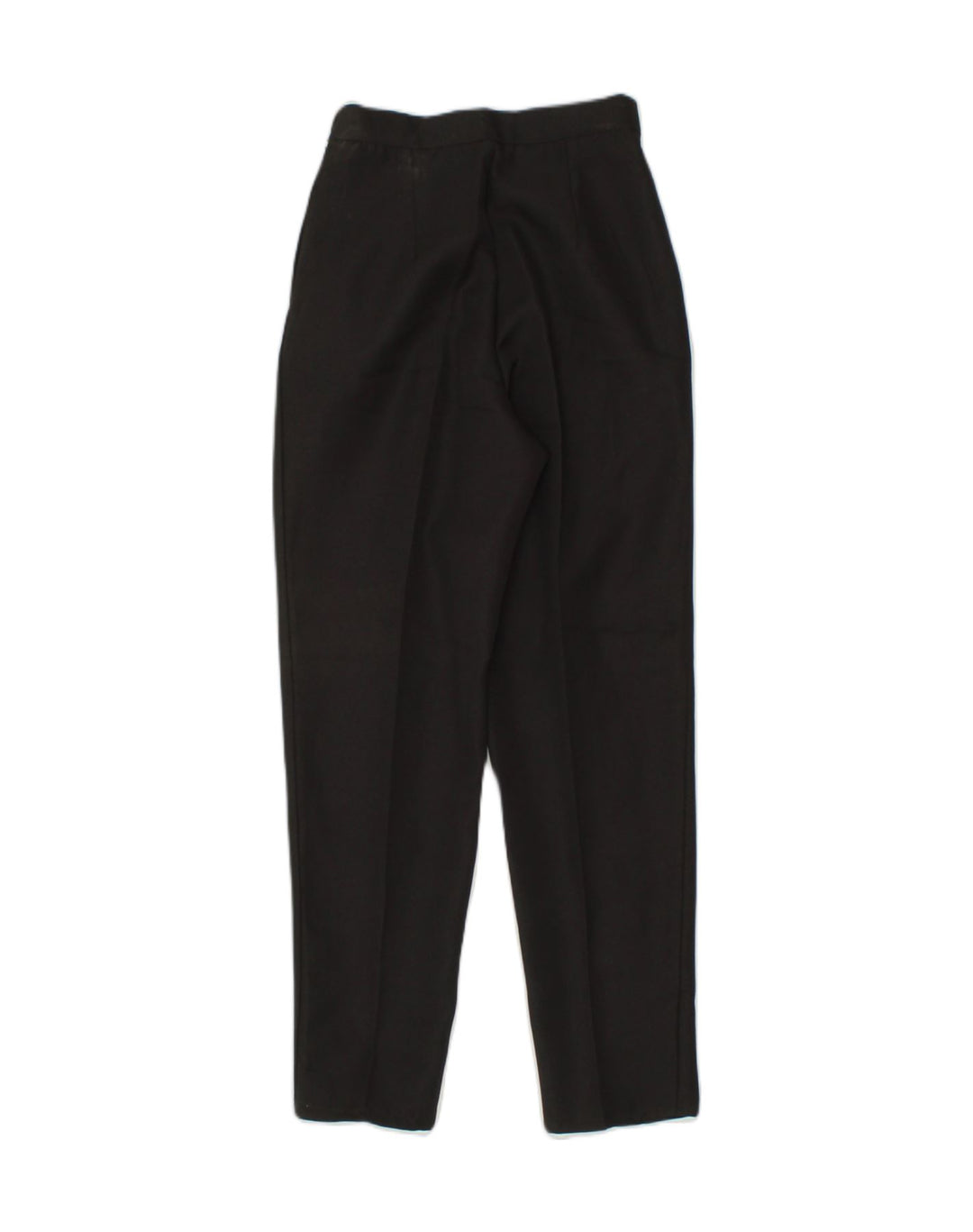 VINTAGE Womens Skinny Suit Trousers W24 L28  Black Polyester | Vintage Vintage | Thrift | Second-Hand Vintage | Used Clothing | Messina Hembry 