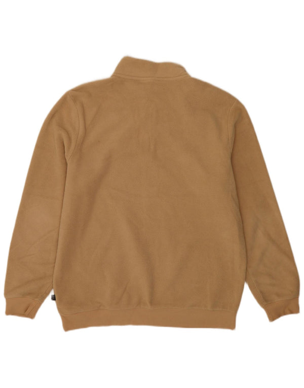 Puma herre lynlås hals fleece jumper stor beige polyester