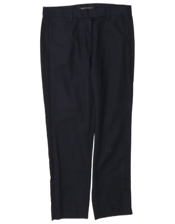Marks & Spencer Regular Chino Bukser til kvinder UK 10 Small W27 L26 Navy Blue