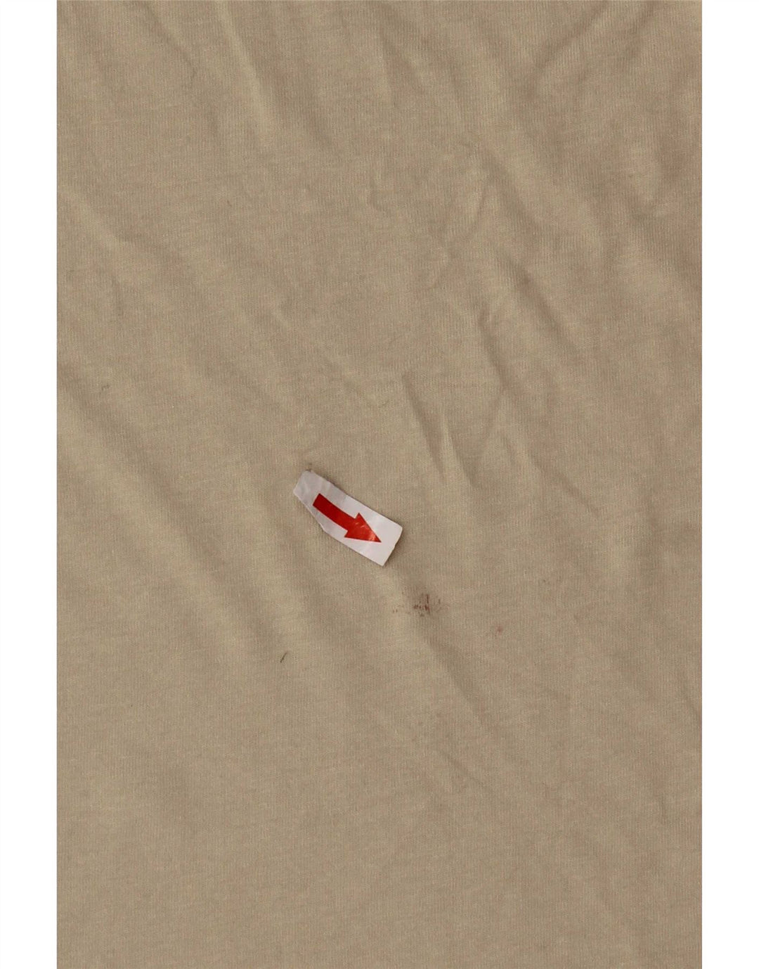 Ted Baker Damen T-Shirt Top Größe 4 Large Beige Baumwolle