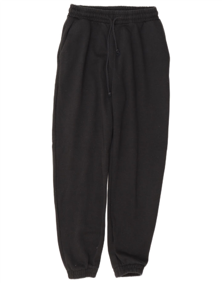 Zara Womens Tracksuit Trousers Joggers UK 14 Medium Black