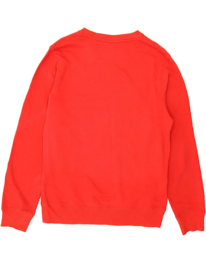 CHAMPION Mens Graphic Sweatshirt Jumper Small Red Cotton Vintage Champion and Second-Hand Champion from Messina Hembry 