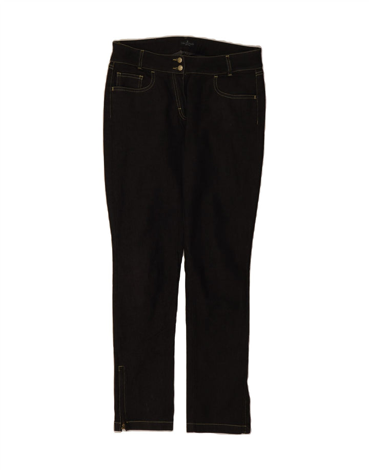 TRUSSARDI Womens Slim Jeans W27 L30 Black Cotton Vintage Trussardi and Second-Hand Trussardi from Messina Hembry 