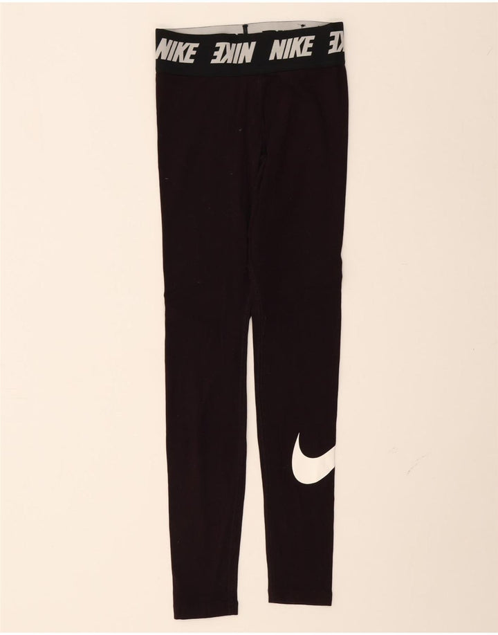 NIKE Womens Graphic Leggings UK 8 Small  Purple Vintage Nike and Second-Hand Nike from Messina Hembry 