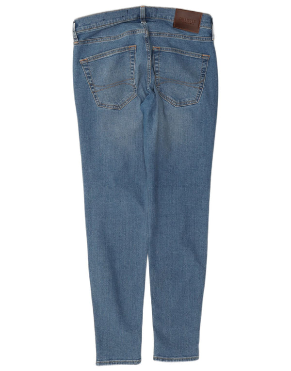 Hollister Womens Super Skinny Jeans W30 L30 Blue Cotton