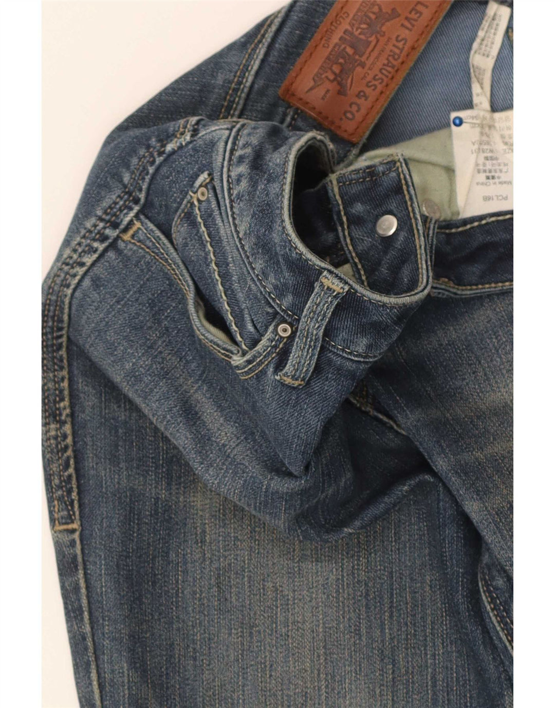 Levi's Slim Jeans til kvinder W28 L31 blå bomuld