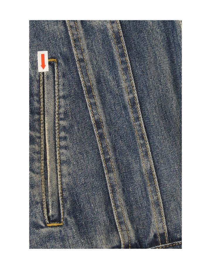 LEE Veste en jean pour homme UK 40 Large Bleu Coton