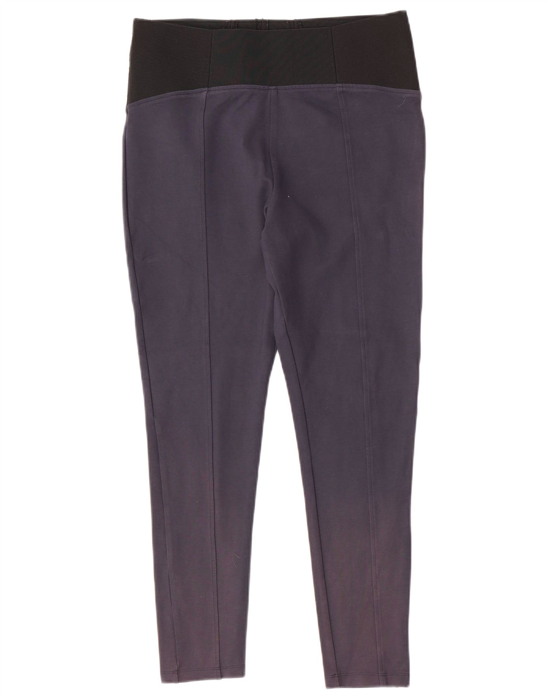 Marks & Spencer Womens Leggings UK 14 Medium  Navy Blue Viscose