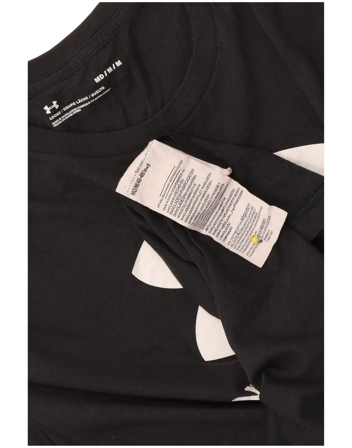Under Armour T-Shirt Graphique Homme Noir Moyen Coton