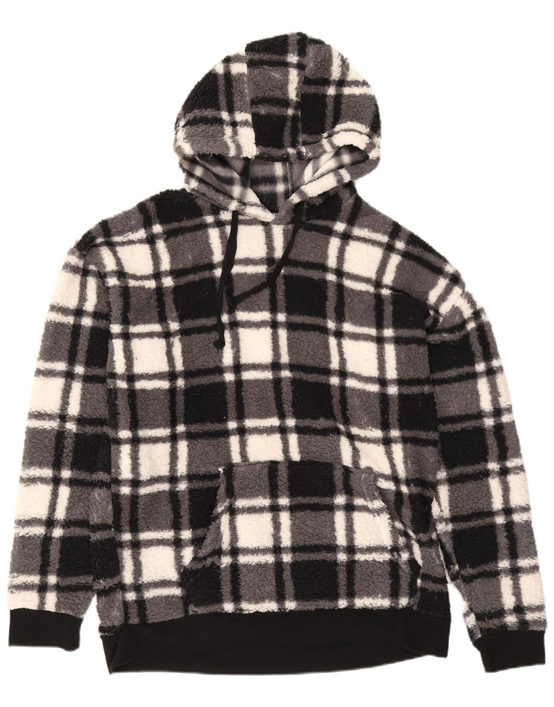 Penguin Herre Hætte Fleece Jumper Medium Sort Ternet polyester