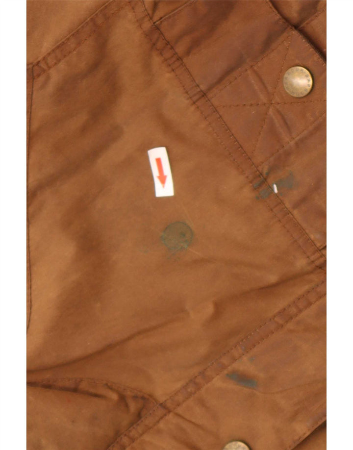 Barbour Herre vokset bomuldsjakke UK 38 Medium Brown